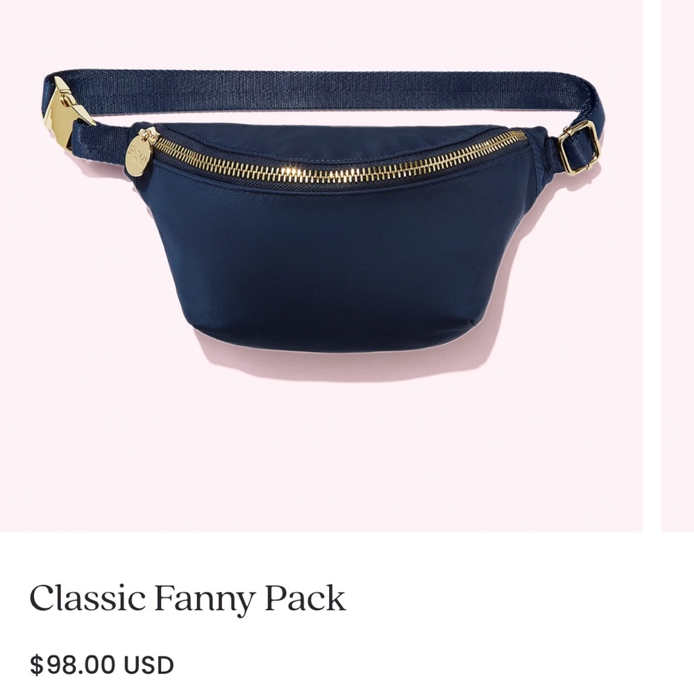 Stoney Clover Lane, classic fanny pack, sapphire, navy blue